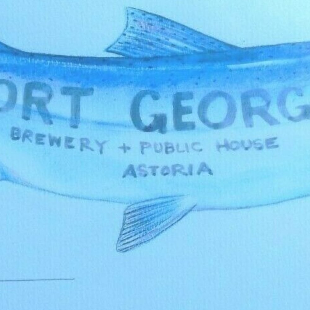 Don Nisbett Original Watercolor Painting Steelhead Ft George Signed on Foamcore - Picture 4 of 6
